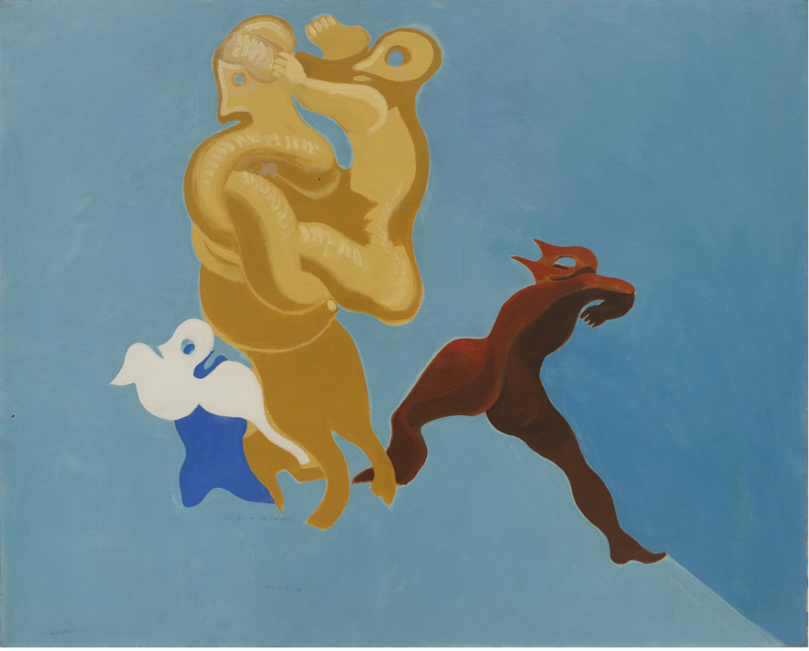 Max Ernst, Malédiction à vous les mamans (Malediction to you the moms), 1928